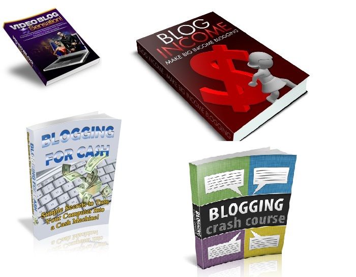 Bundle of Blogging For Cash, Blogging Master Package, Video Blog Sensation and Blogging Crash Course 2